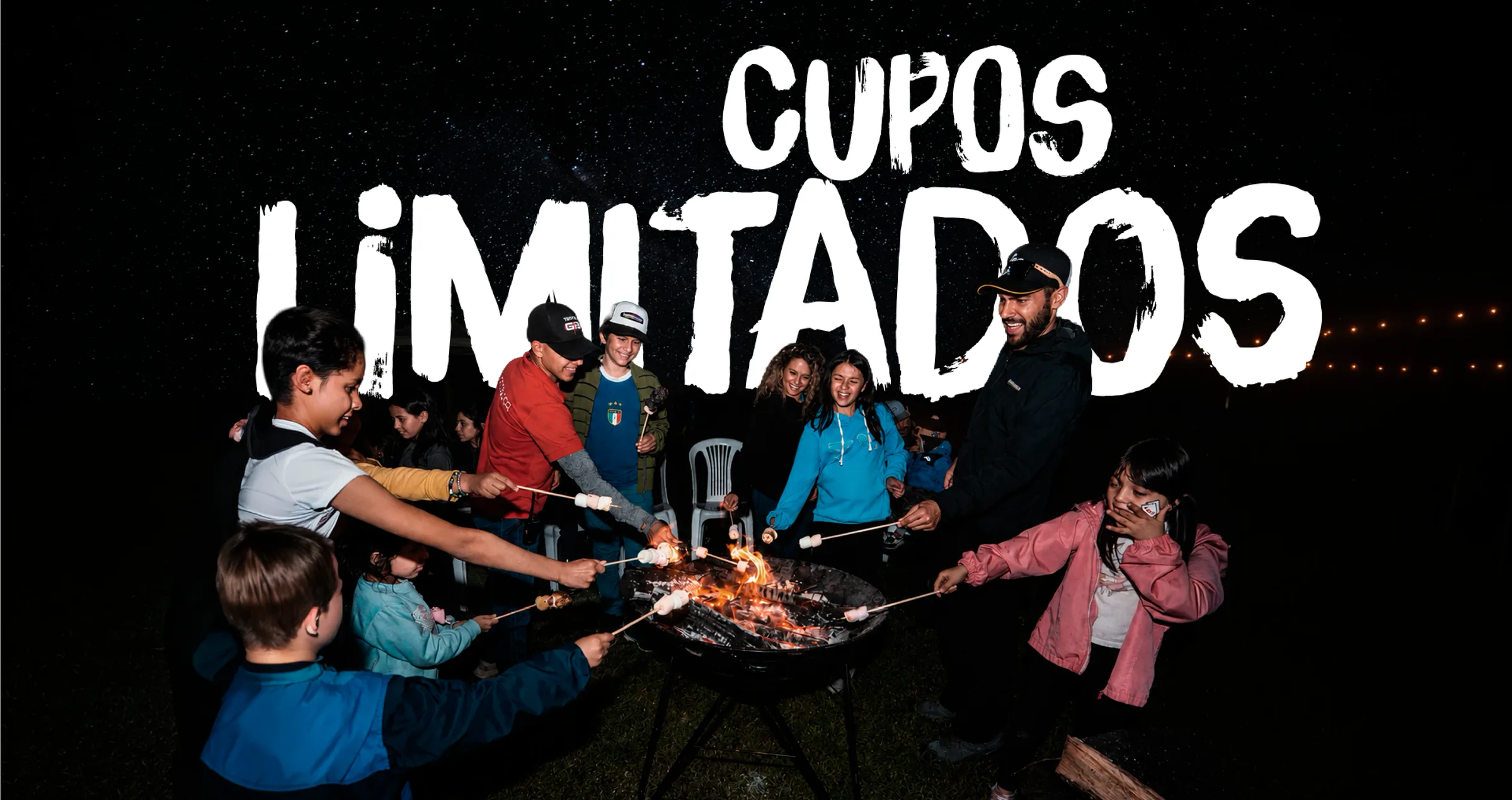 Zona de camping Experience Fest, cupos limitados