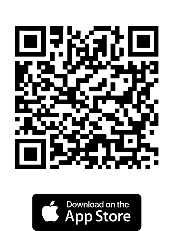 Código QR para descargar en App Store